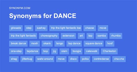 synonym for dance